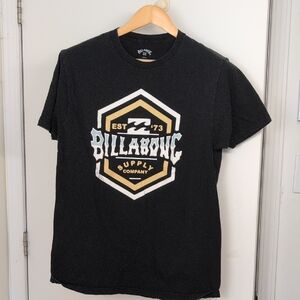 BILLABONG BLACK T SHIRT SIZE MEDIUM